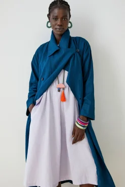 Anneli Linen Trench Coat|ELK Best