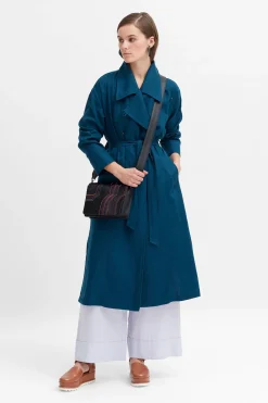 Anneli Linen Trench Coat|ELK Best