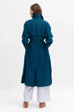 Anneli Linen Trench Coat|ELK Best
