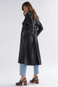 Anneli Linen Trench Coat|ELK Best