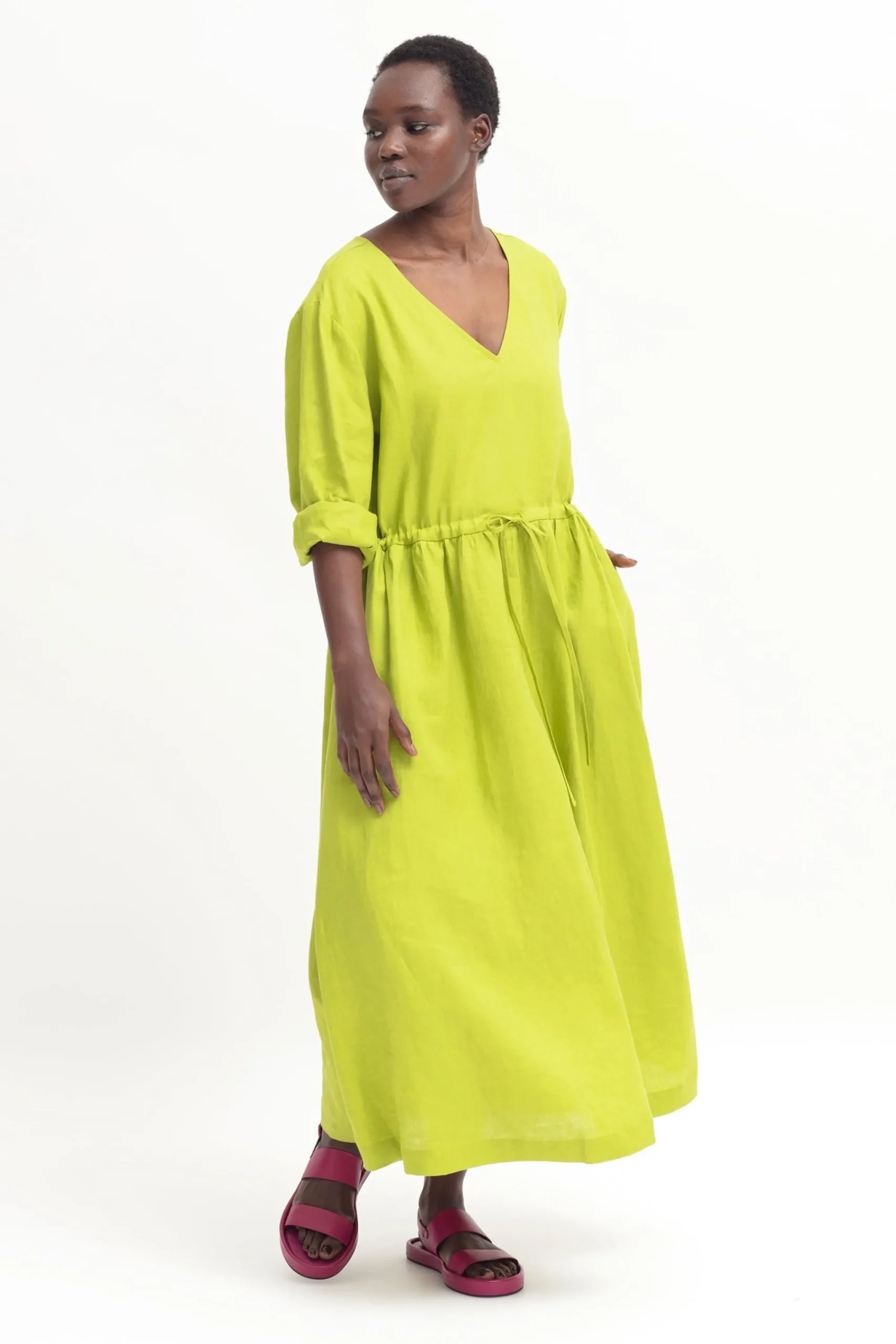 Blossa Linen Dress|ELK New