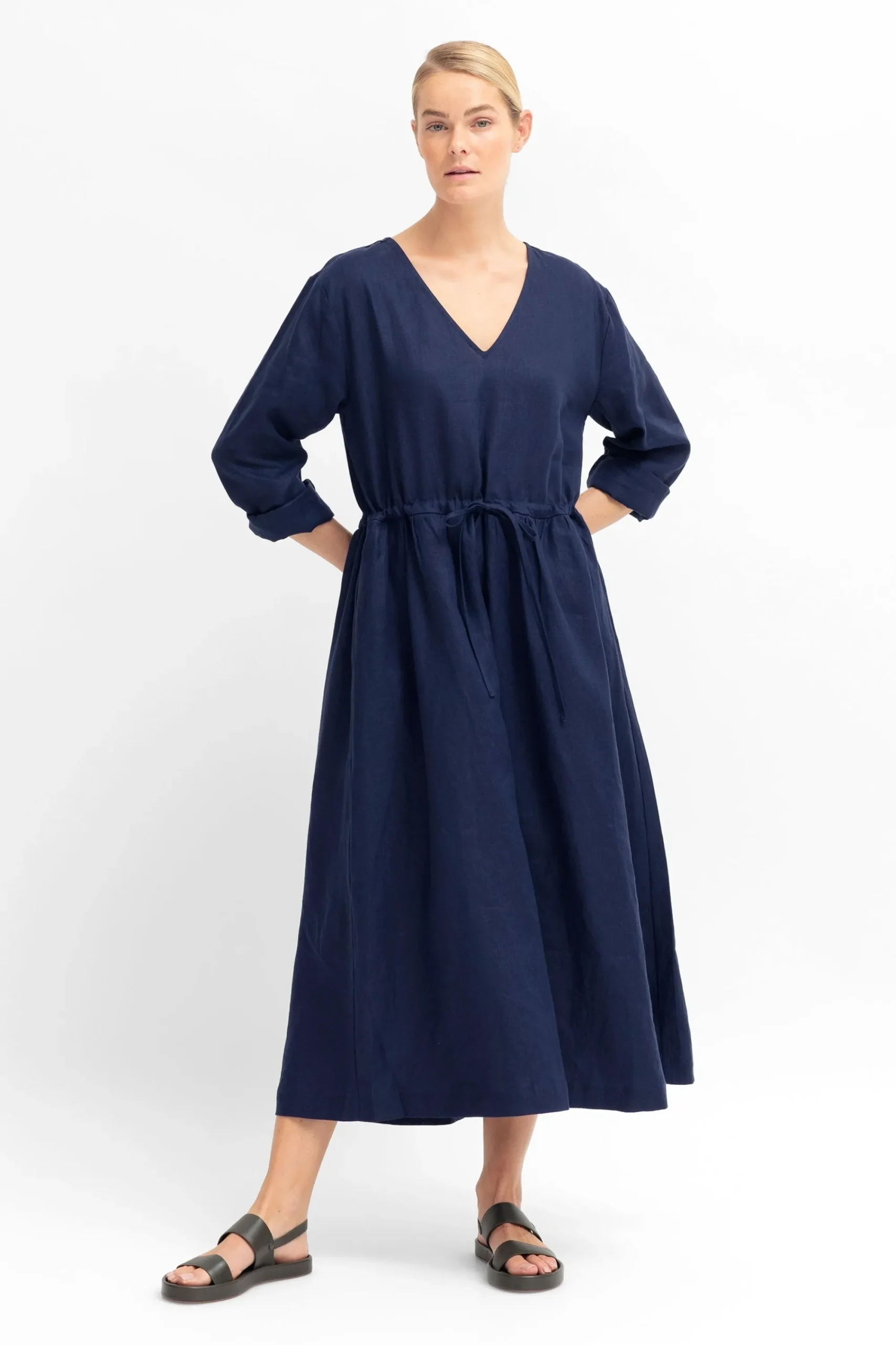 Blossa Linen Dress|ELK New