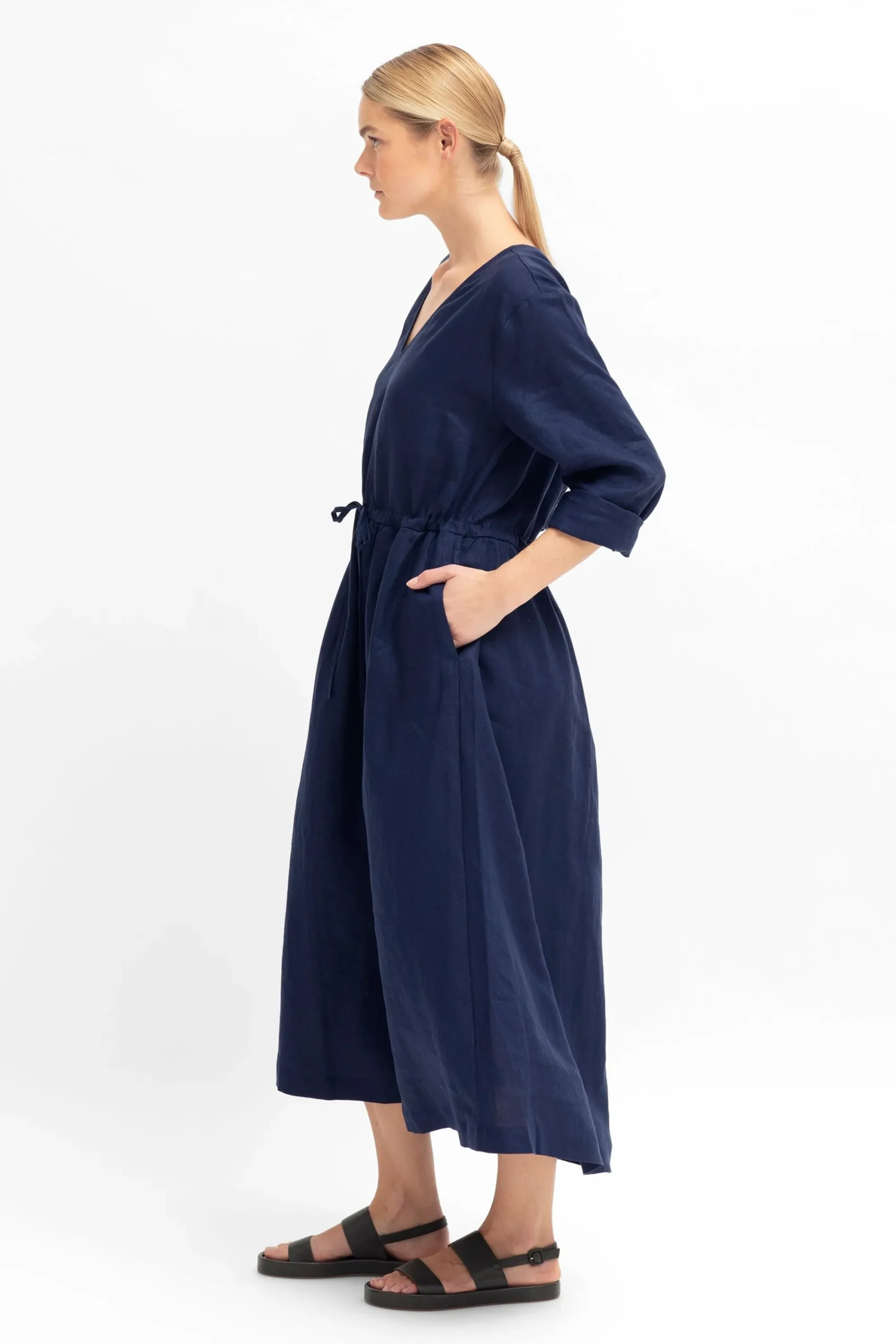 Blossa Linen Dress|ELK New