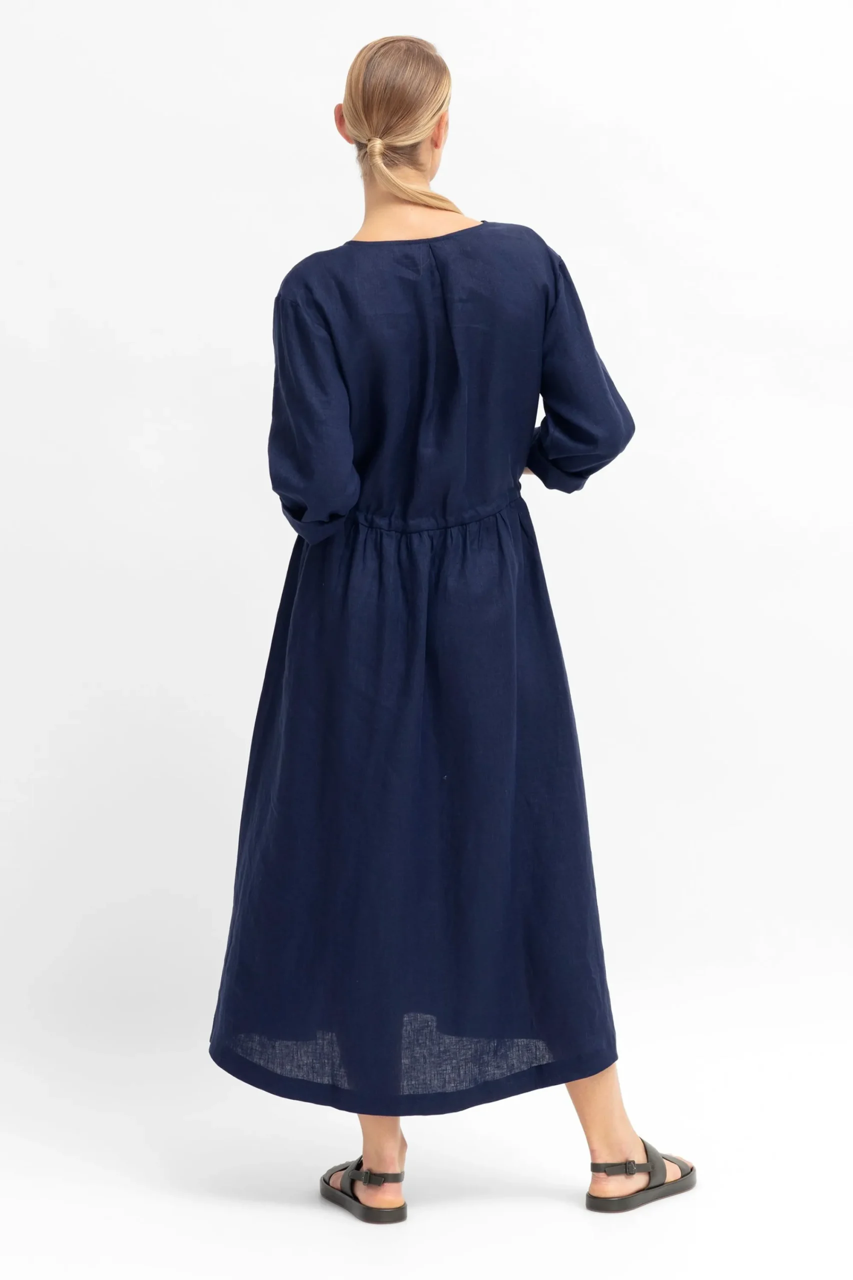 Blossa Linen Dress|ELK New