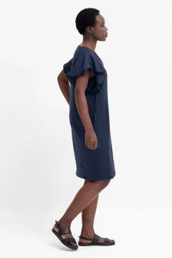 Colino Linen Dress|ELK Clearance