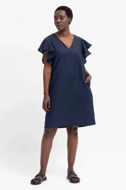 Colino Linen Dress|ELK Clearance