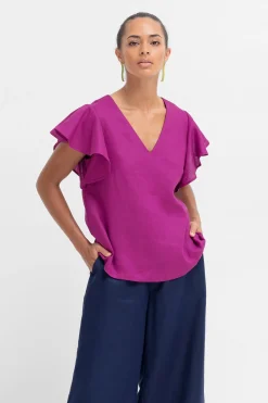 Colino Linen Top|ELK Outlet