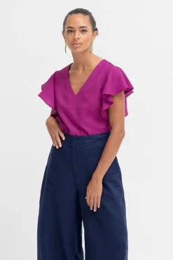 Colino Linen Top|ELK Outlet