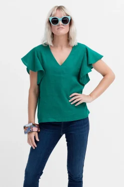 Colino Linen Top|ELK Outlet