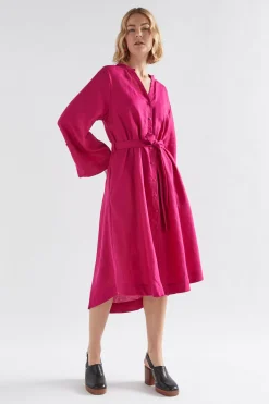 Elev Linen Shirt Dress|ELK Discount