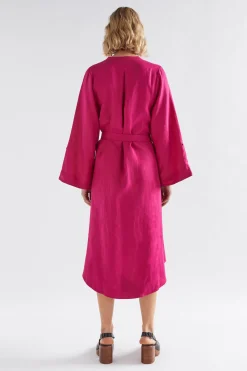 Elev Linen Shirt Dress|ELK Discount