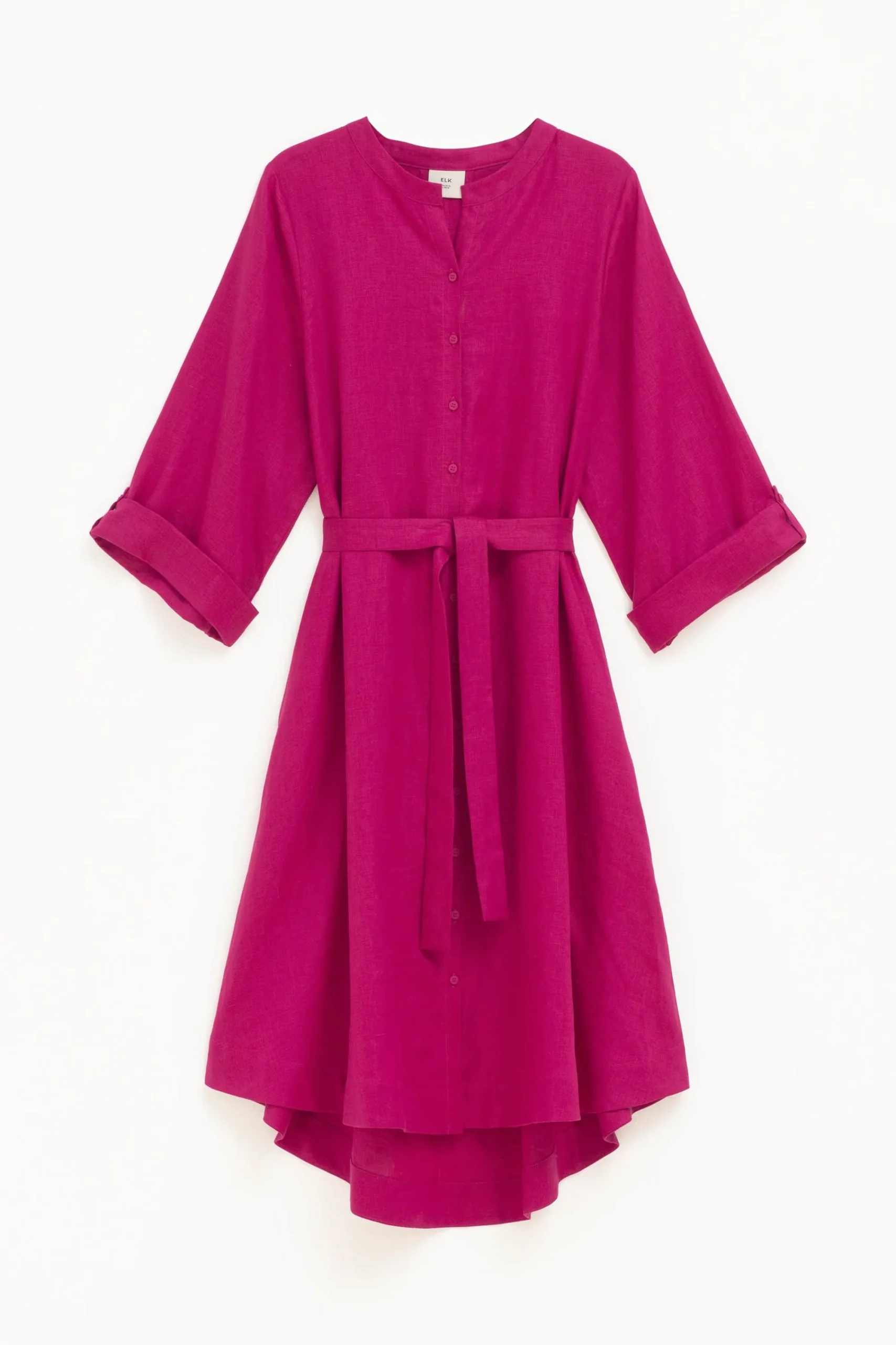 Elev Linen Shirt Dress|ELK Discount