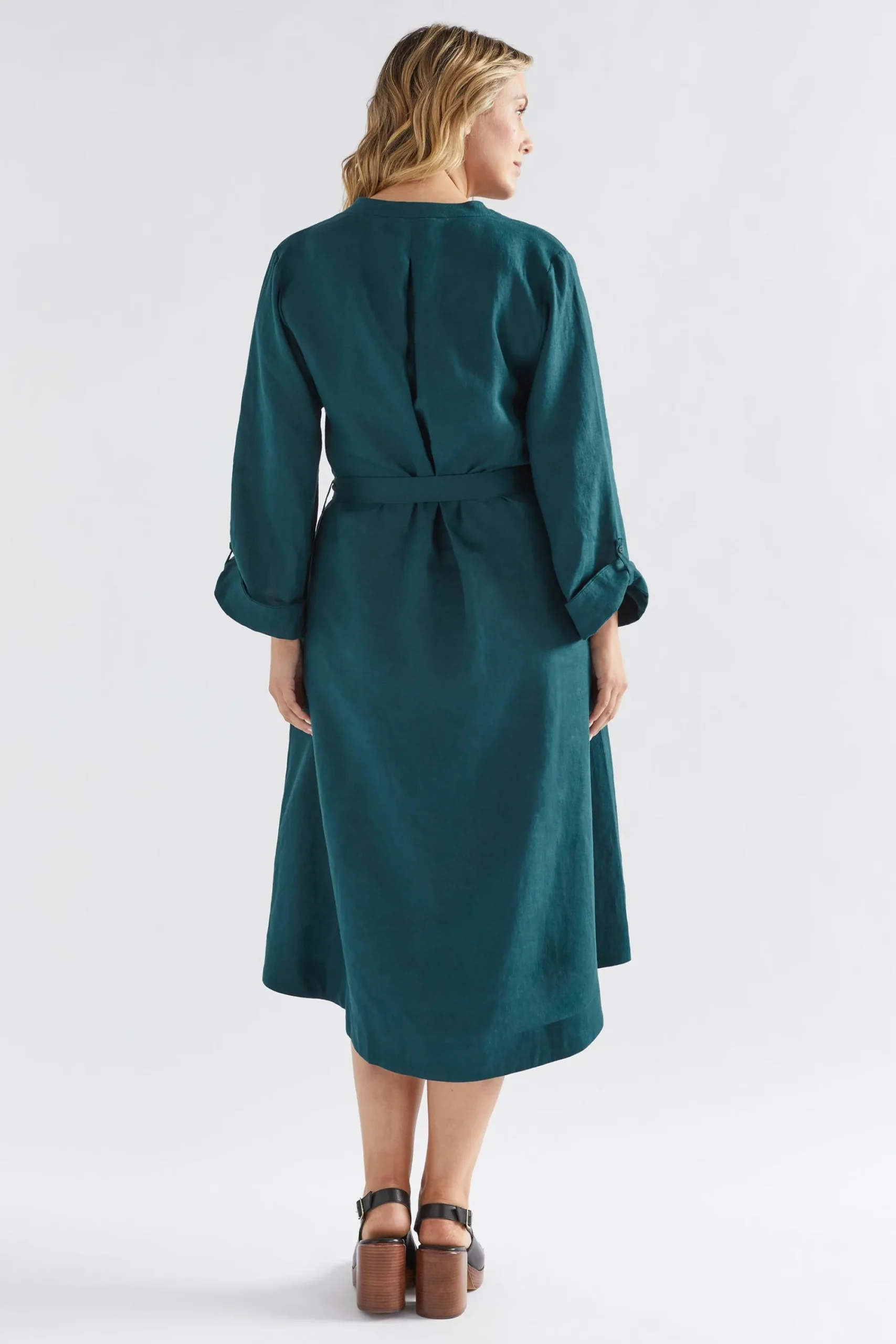 Elev Linen Shirt Dress|ELK Discount