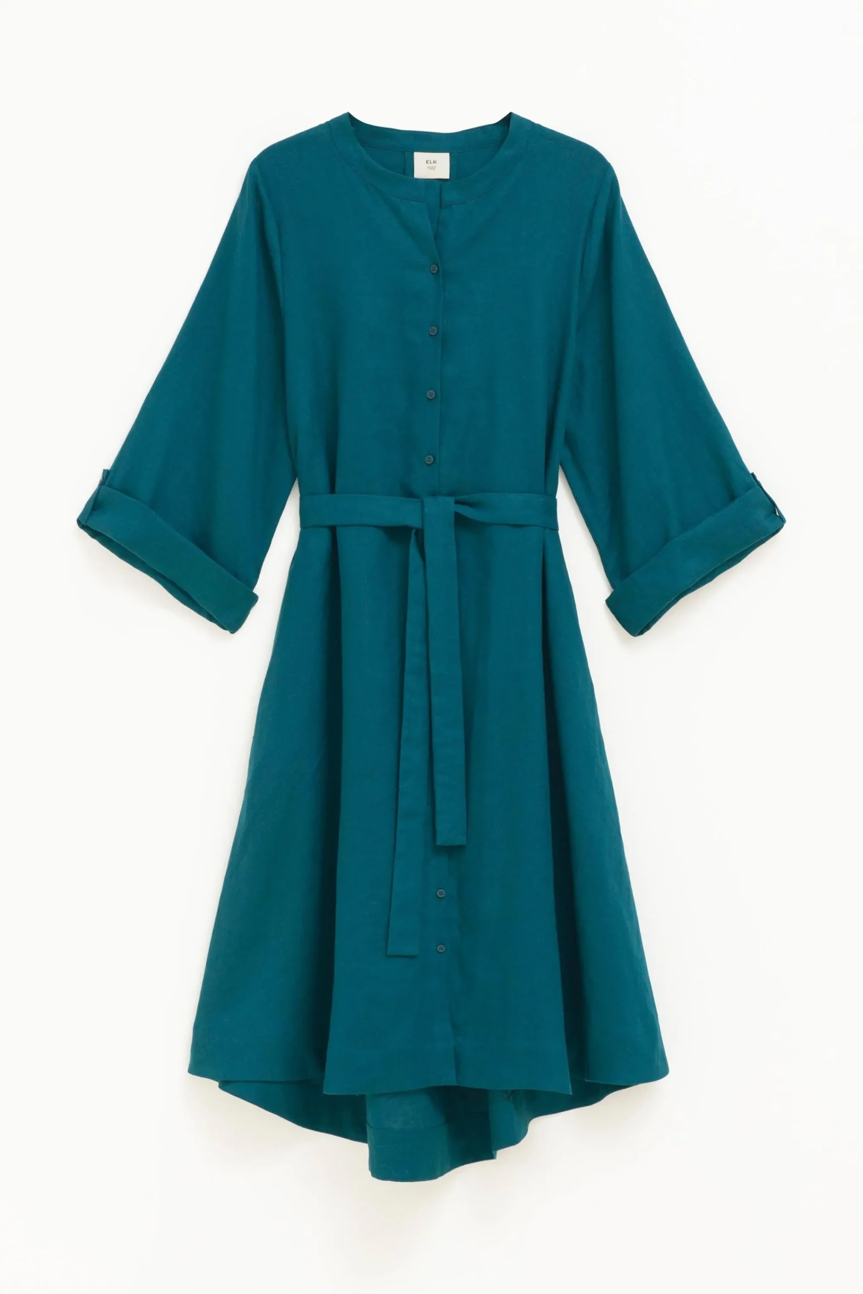 Elev Linen Shirt Dress|ELK Discount