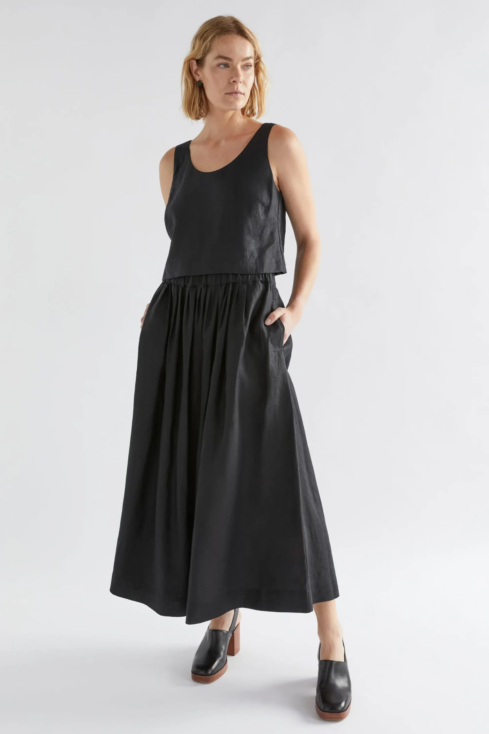 Elev Linen Skirt|ELK Discount