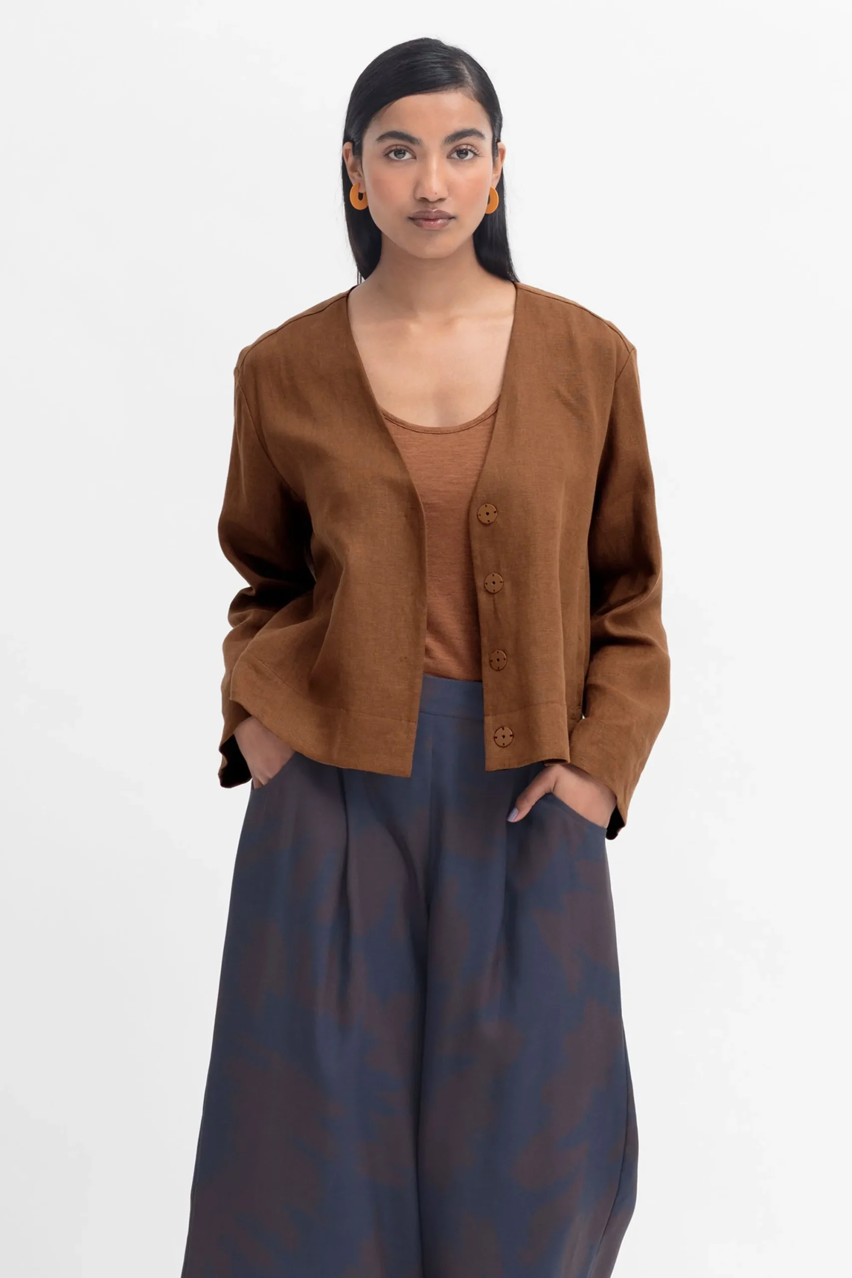 Fiene Linen Jacket|ELK Outlet