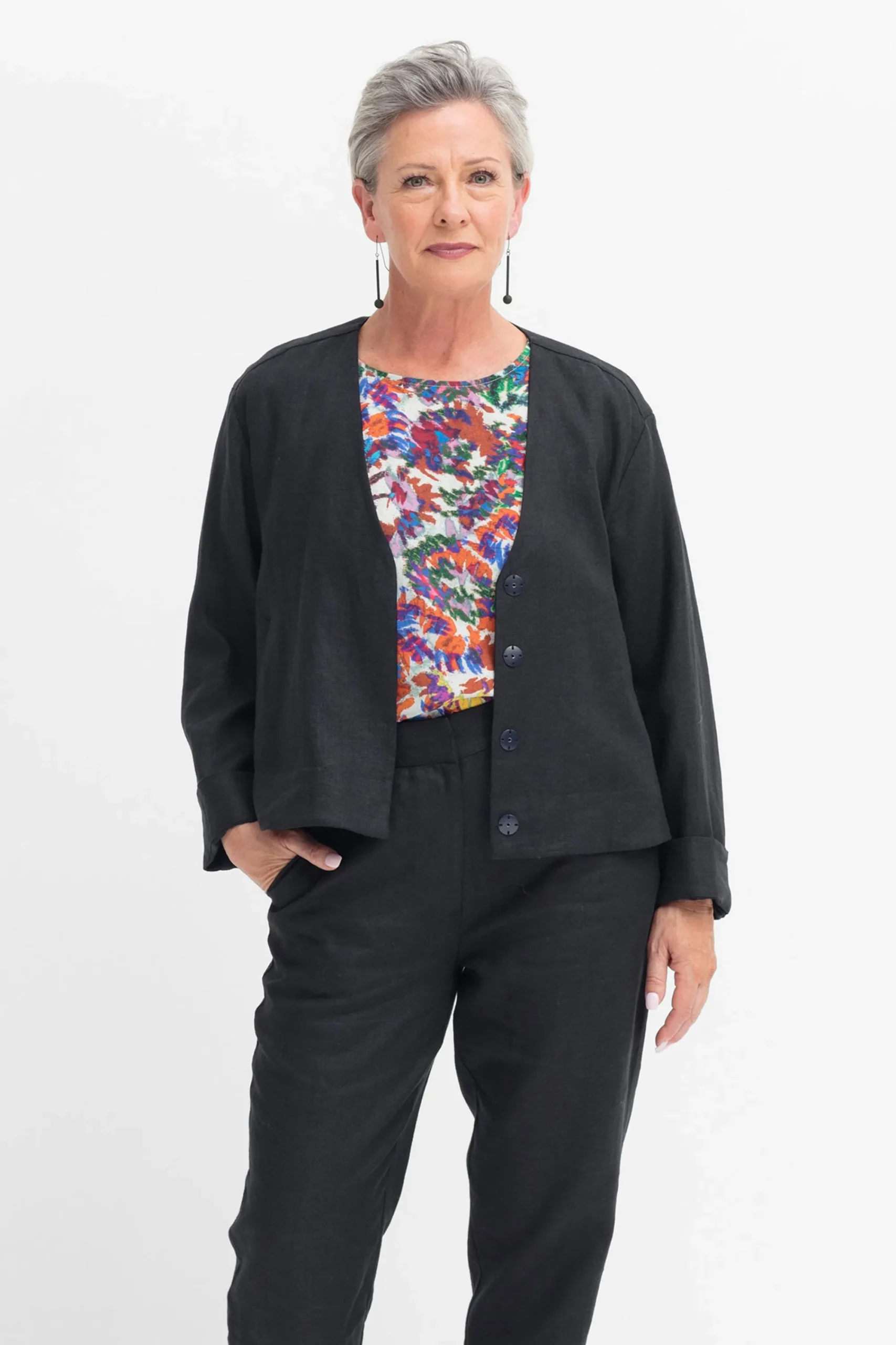 Fiene Linen Jacket|ELK Outlet