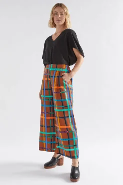 Ilona Linen Print Pant|ELK Outlet