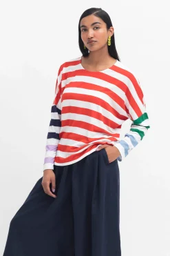 Linell Stripe Tee|ELK Outlet