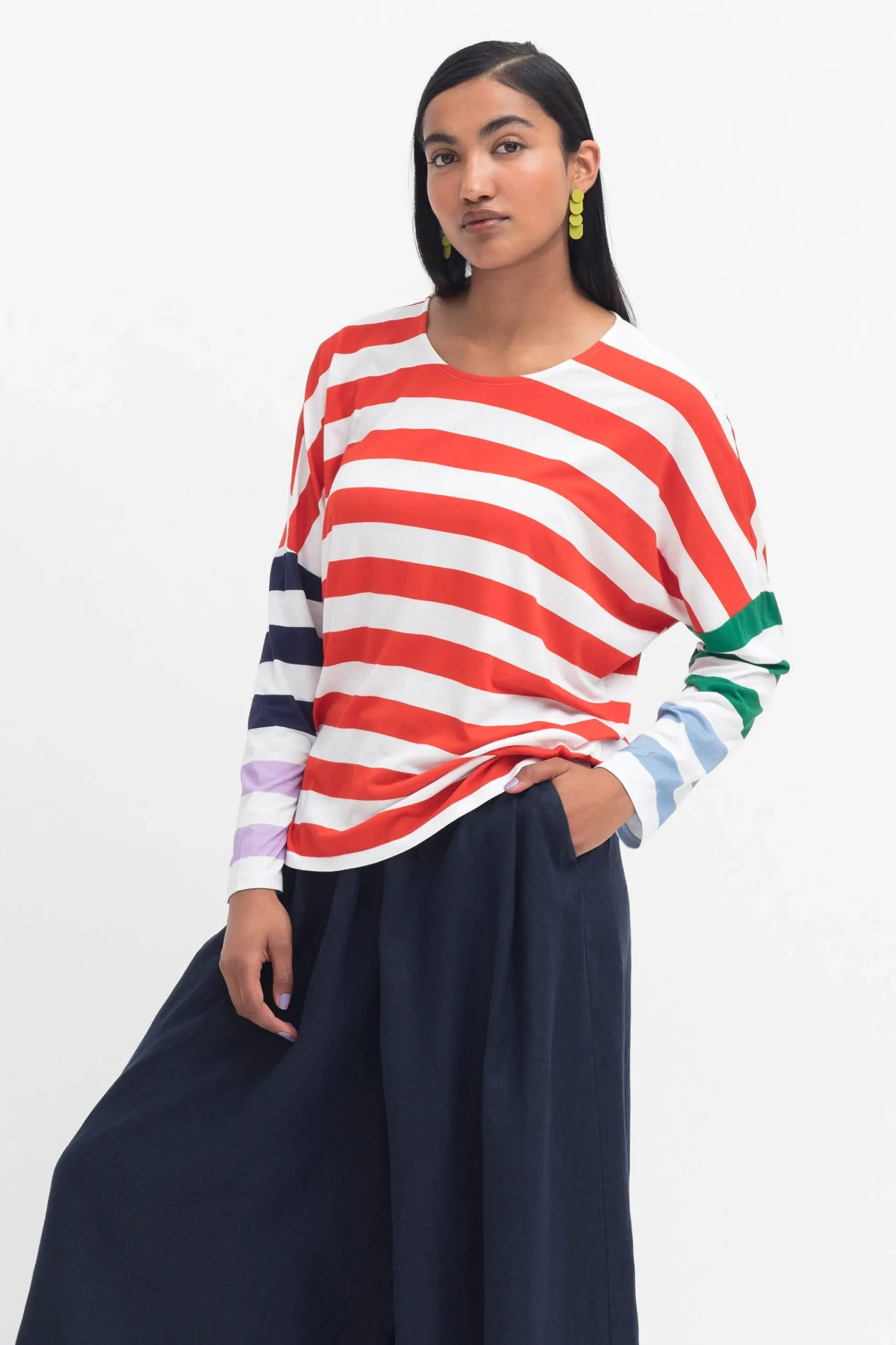 Linell Stripe Tee|ELK Outlet