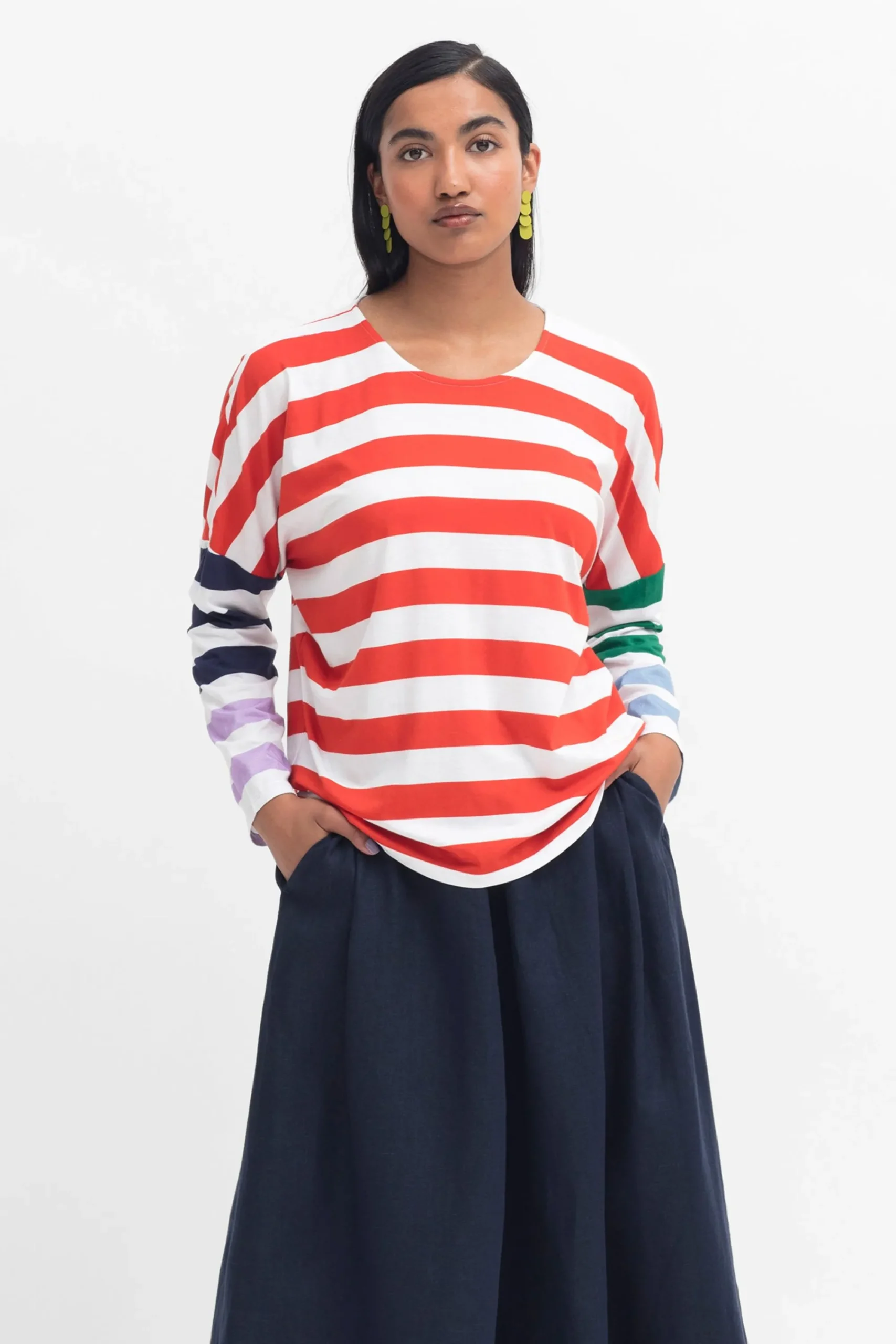 Linell Stripe Tee|ELK Outlet
