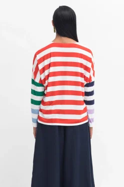 Linell Stripe Tee|ELK Outlet