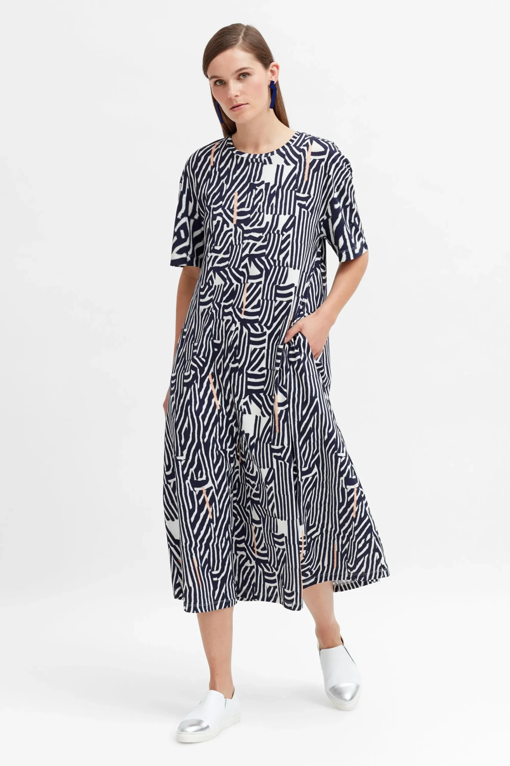Maze Tshirt Dress|ELK Outlet