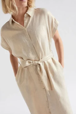Metalen Shirt Dress|ELK Clearance