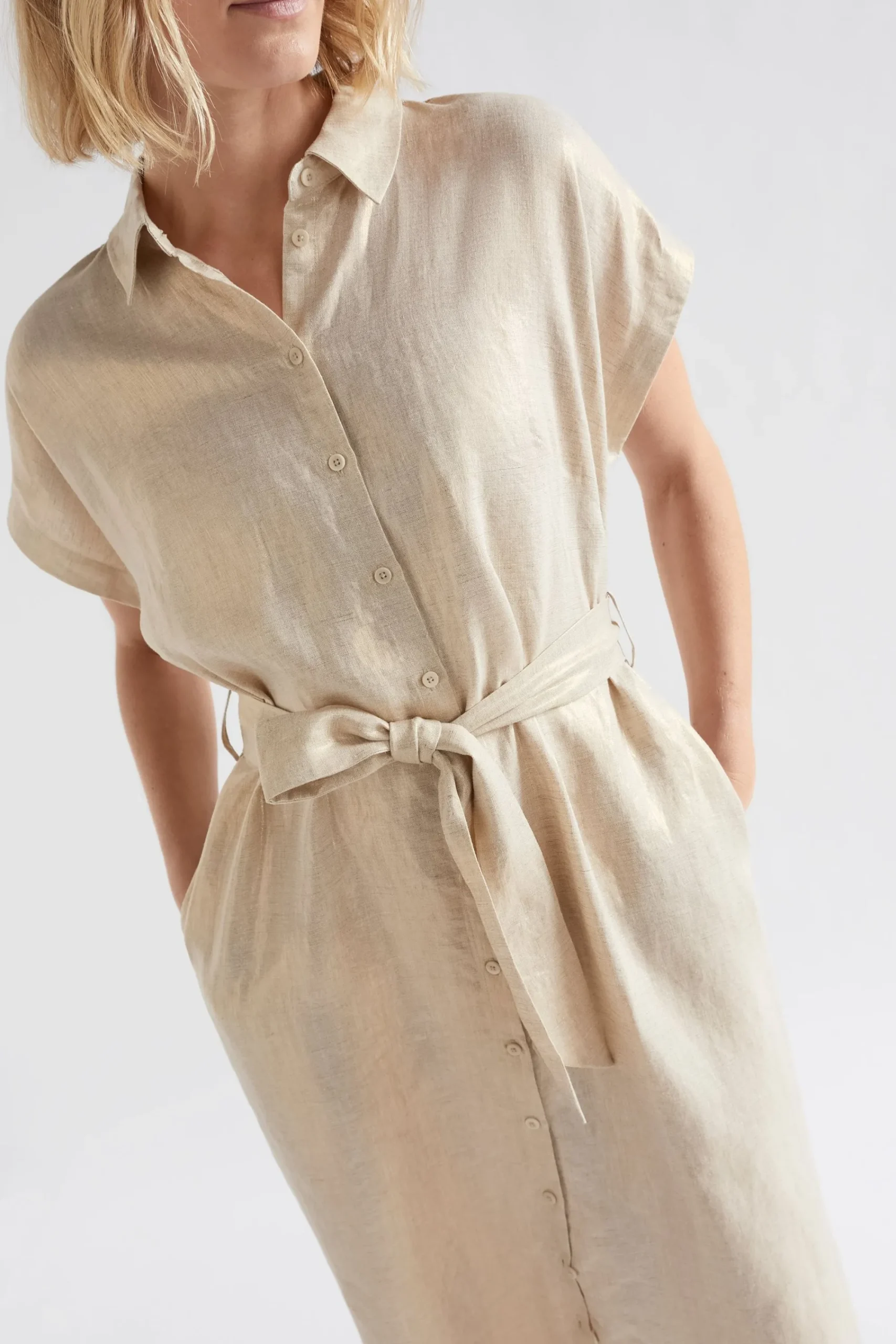 Metalen Shirt Dress|ELK Clearance