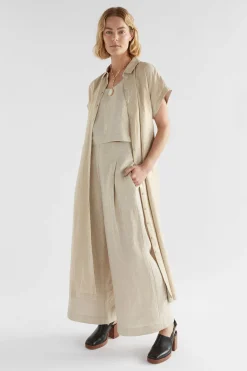 Metalen Shirt Dress|ELK Clearance