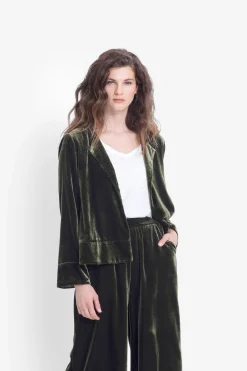 Metti Jardin Velvet Jacket|ELK Clearance
