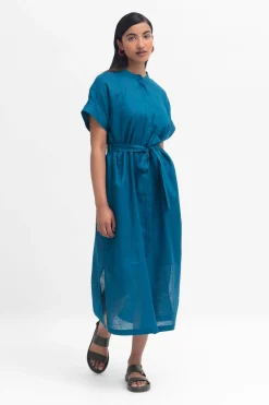 Mies Linen Shirt Dress|ELK Online