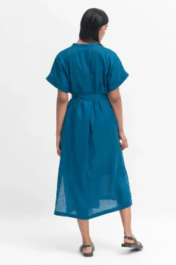 Mies Linen Shirt Dress|ELK Online