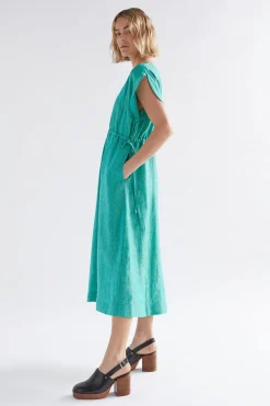 Sav Linen Midi Dress|ELK