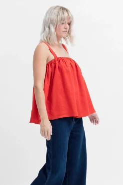 Tia Linen Tank|ELK New