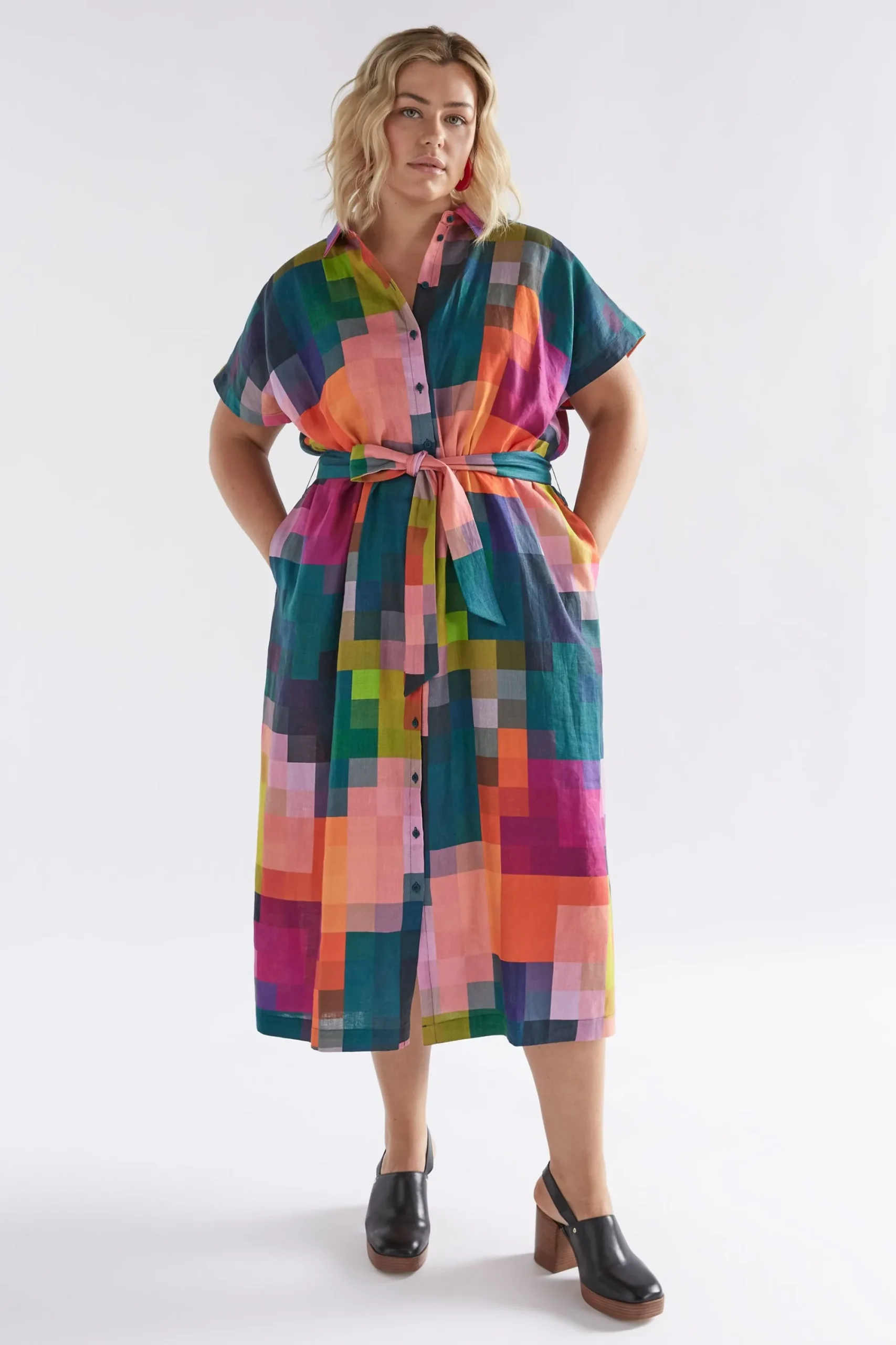 Tilko Linen Shirt Dress|ELK Online
