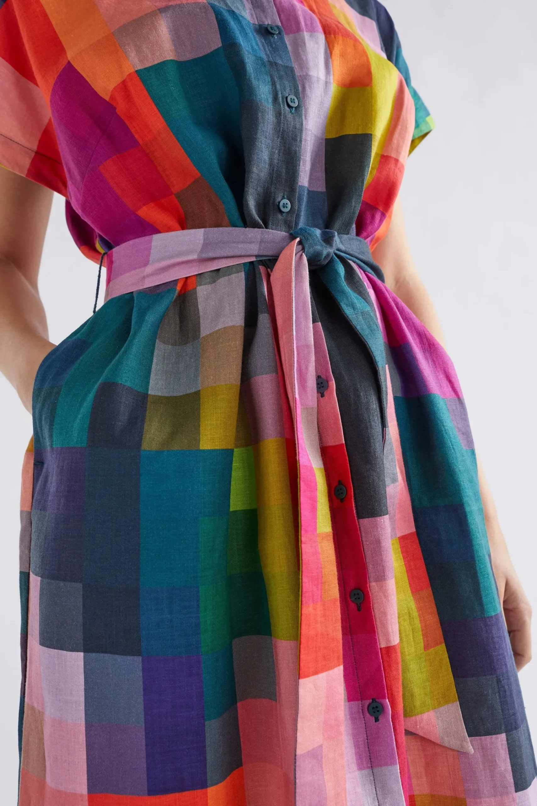 Tilko Linen Shirt Dress|ELK Online