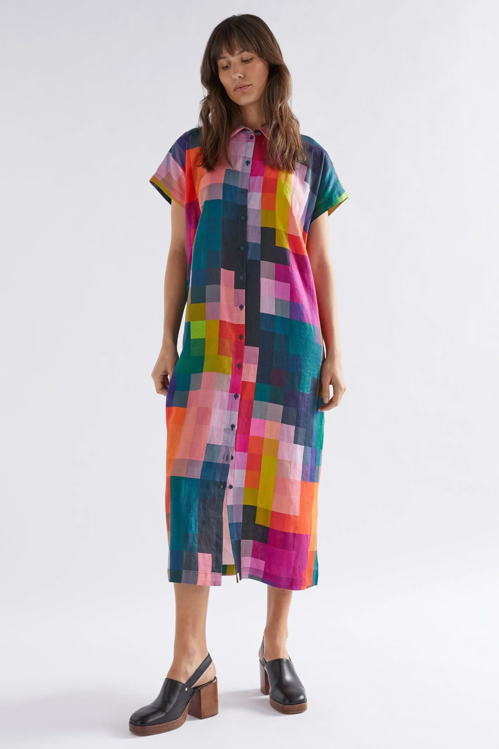 Tilko Linen Shirt Dress|ELK Online