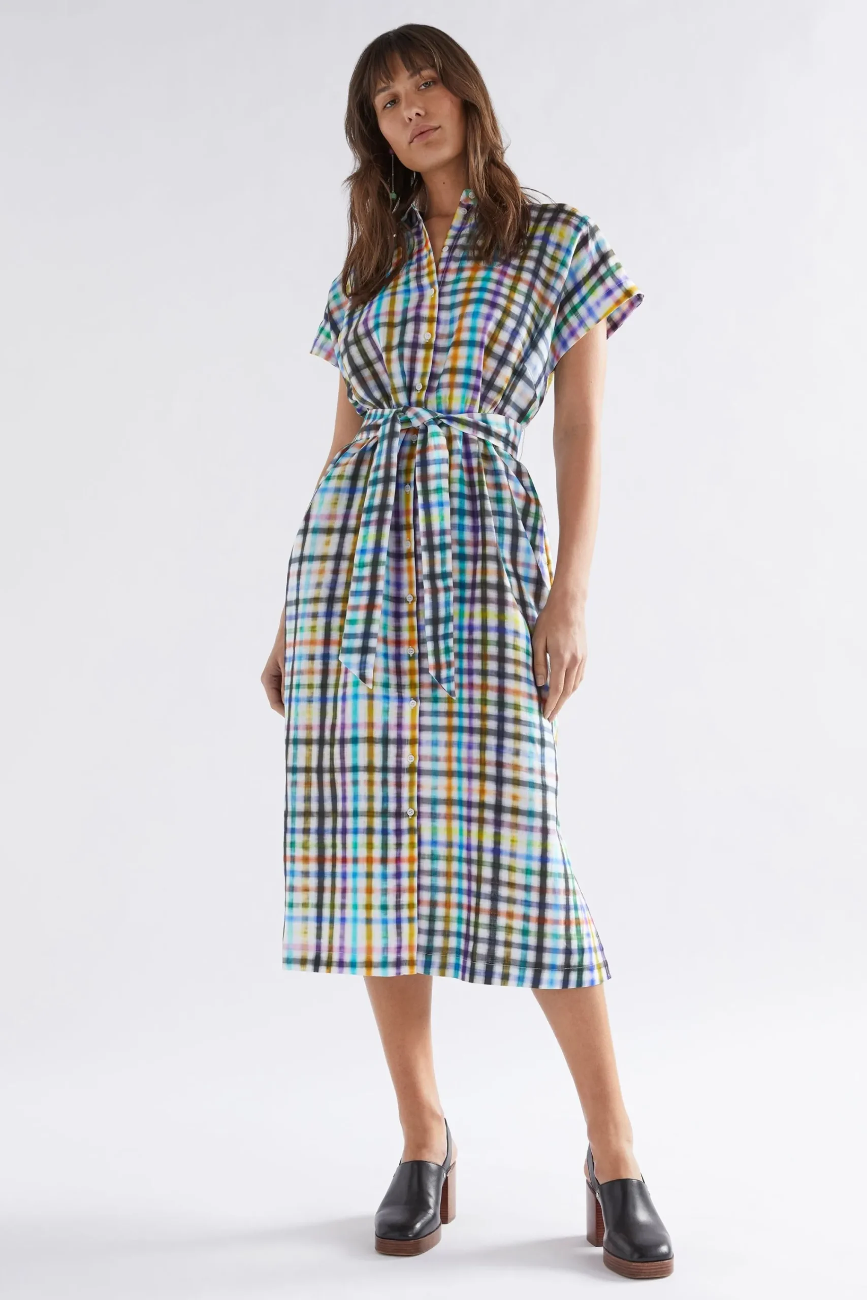 Tilko Linen Shirt Dress|ELK Online