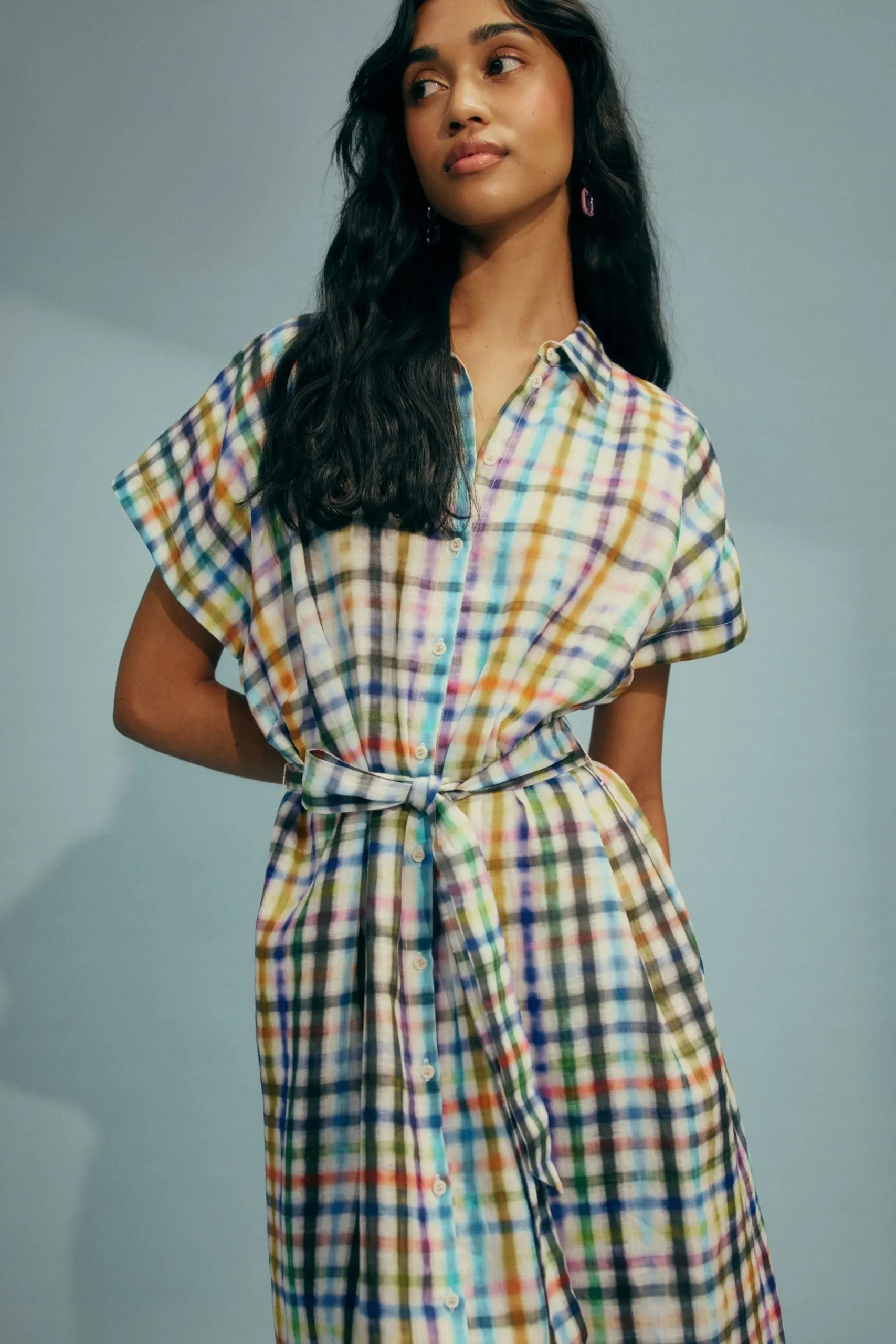 Tilko Linen Shirt Dress|ELK Online