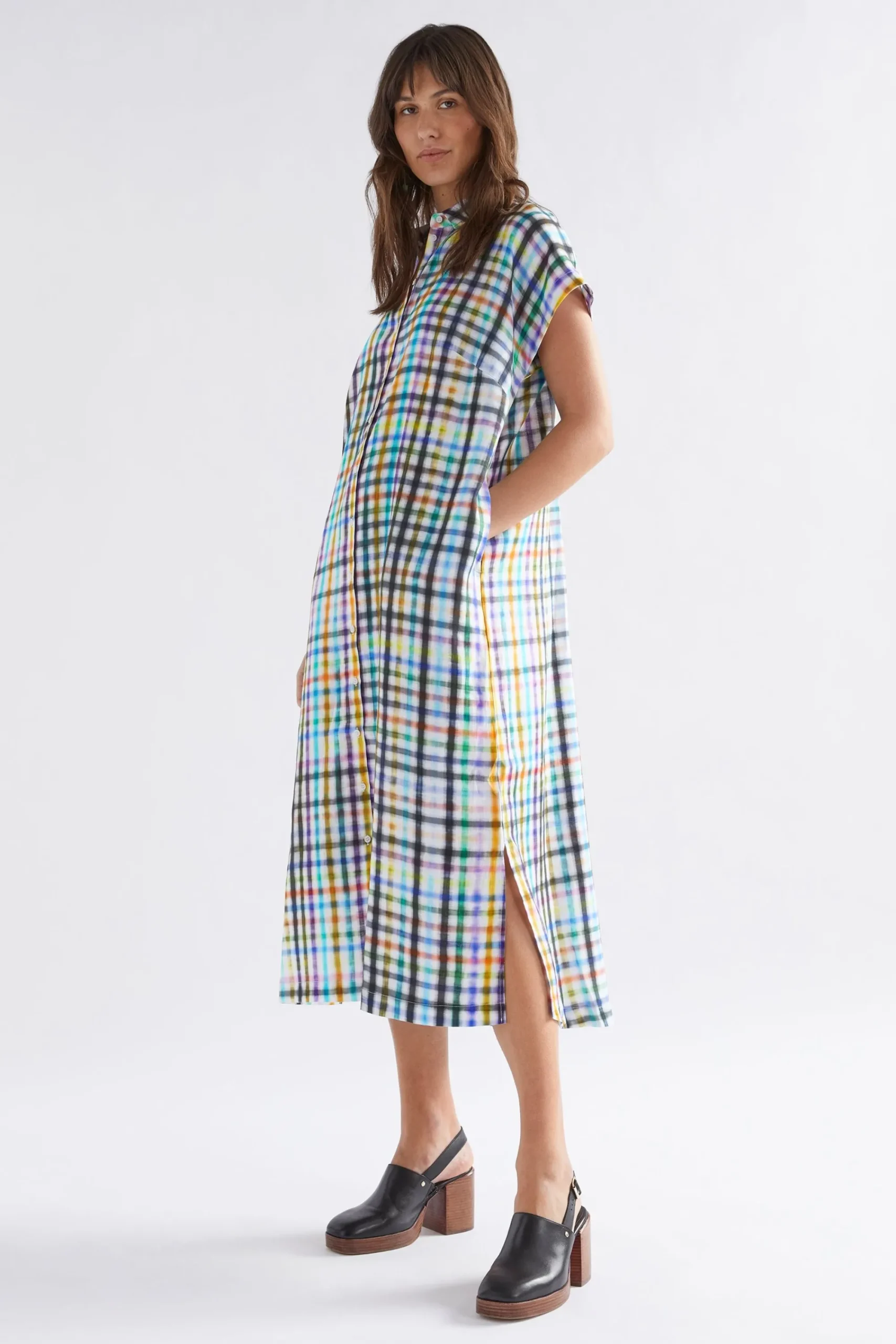 Tilko Linen Shirt Dress|ELK Online
