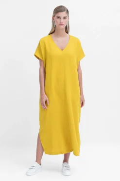 Tora Linen Long Dress|ELK