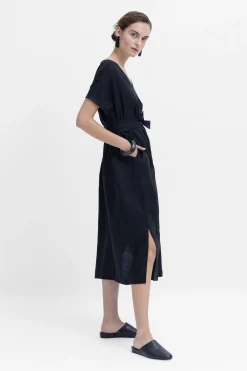 Tora Linen Long Dress|ELK