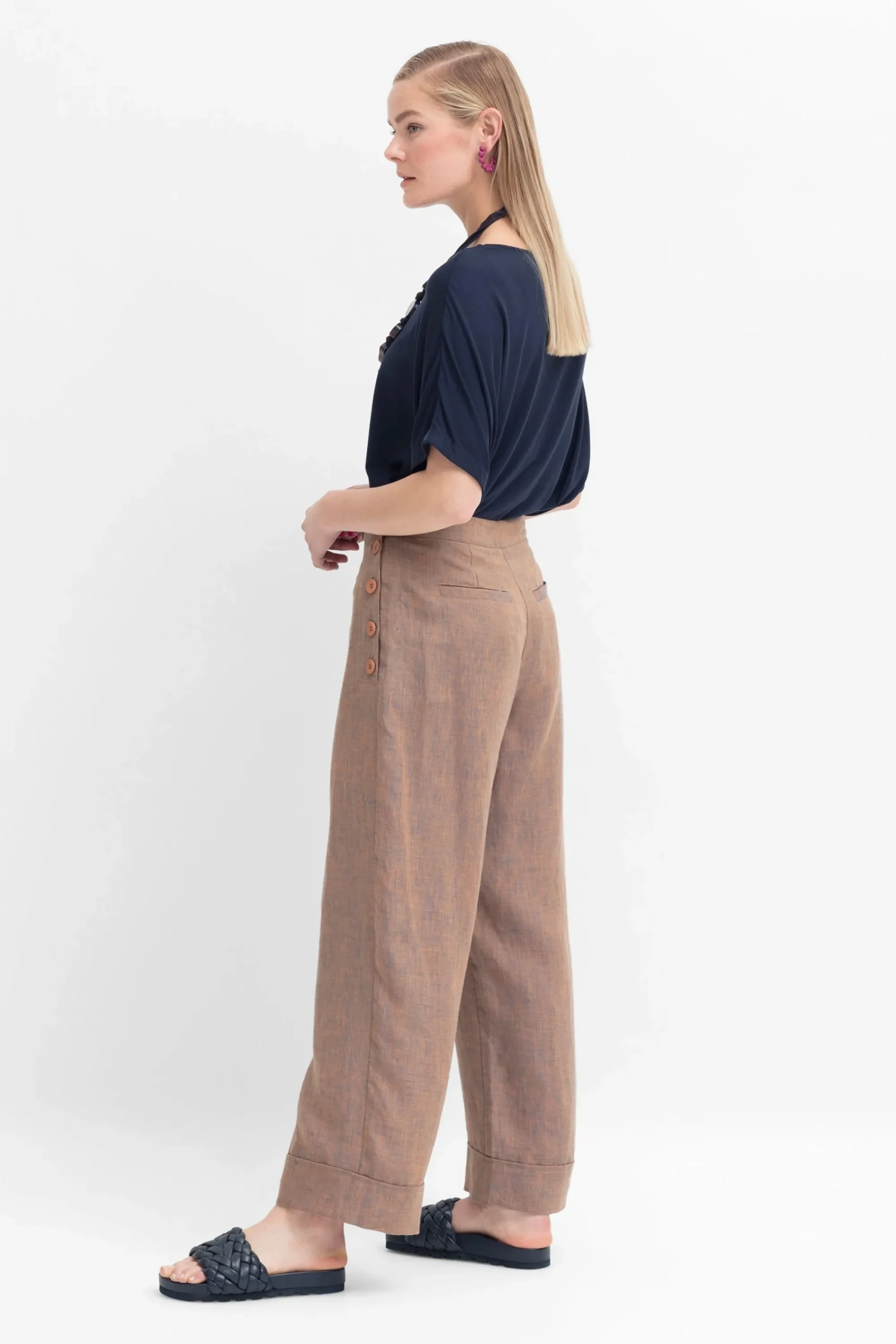 Vlek Linen Pant|ELK New